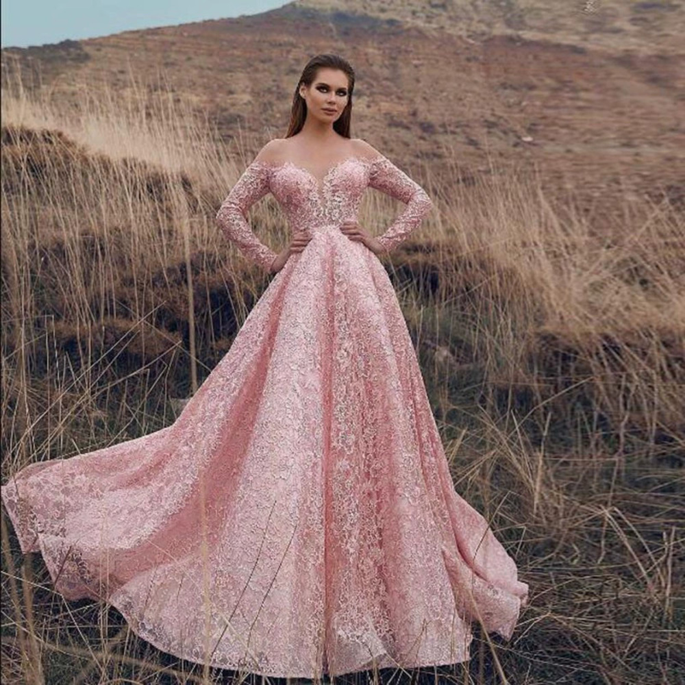 ZARA Off Shoulder Sexy Bridal Ball Gown Long Puffy Dress